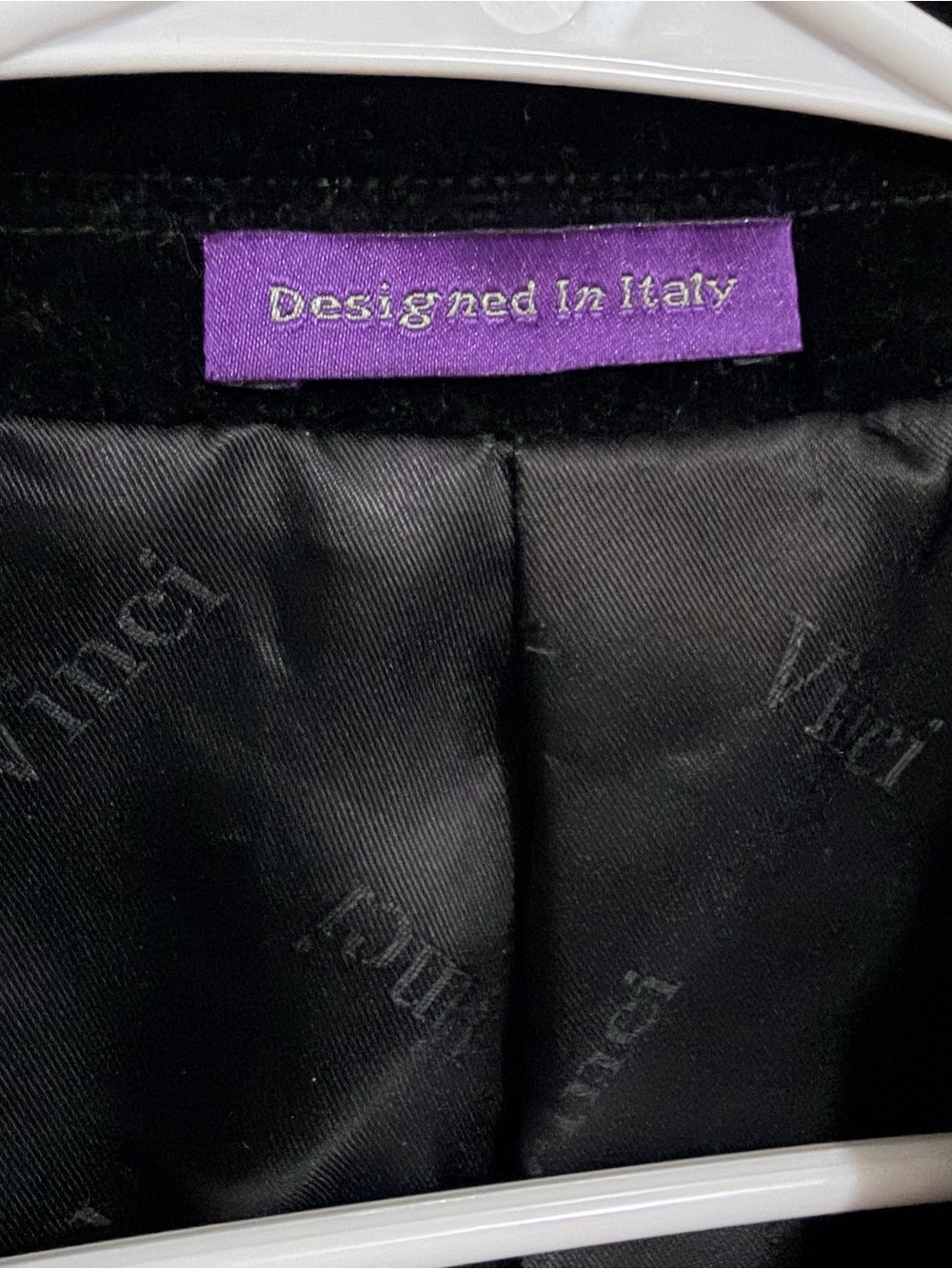 Men's Black Velvet Blazer with Satin Trim - Picture 2 of 5